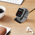 kwmobile USB Ladegerät kompatibel mit Huami Amazfit GTS 4 / GTR 4 / GTR 4 Pro USB Kabel Charger Stand Smart Watch Ladestation Docking Station Ladekabel mit Standfunktion
