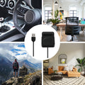 kwmobile USB Ladegerät kompatibel mit Huami Amazfit GTS 4 / GTR 4 / GTR 4 Pro USB Kabel Charger Stand Smart Watch Ladestation Docking Station Ladekabel mit Standfunktion