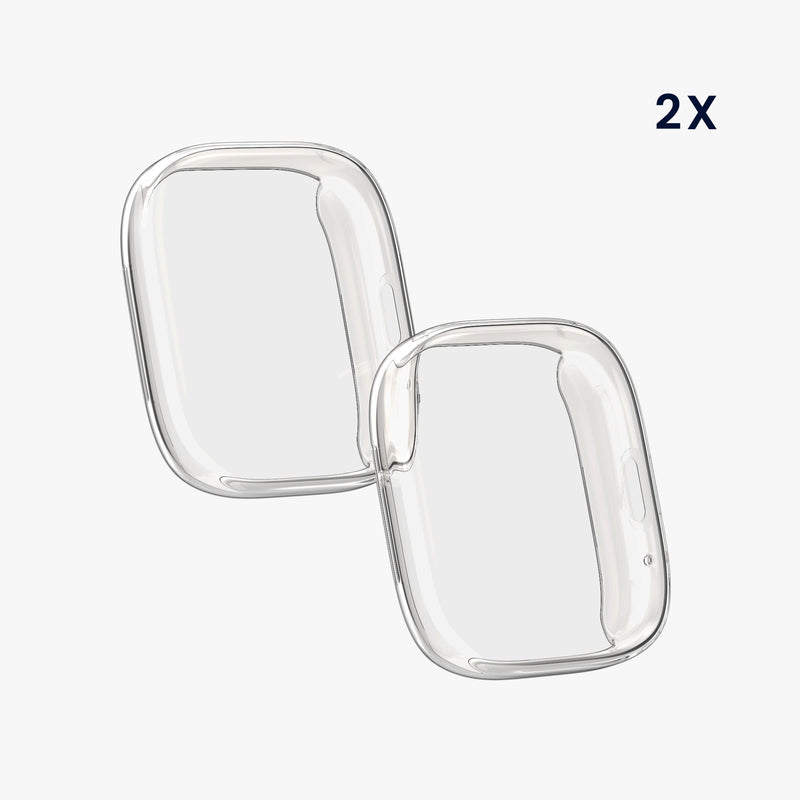 kwmobile Silikon Hülle für Xiaomi Redmi Watch 3 Active Schutzhülle Fullbody Display Cover Set
