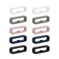 kwmobile 10x Smart Watch Band Halterung für 20mm Smartwatch Strap (Universal) Armbandhalterung - Bandschlaufe für Fitness Tracker und Smart Uhr