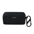 kwmobile Hülle kompatibel mit Technics EAH-AZ60E-S Kopfhörer - Silikon Schutzhülle Etui Case Cover Schoner in Schwarz Schwarz  