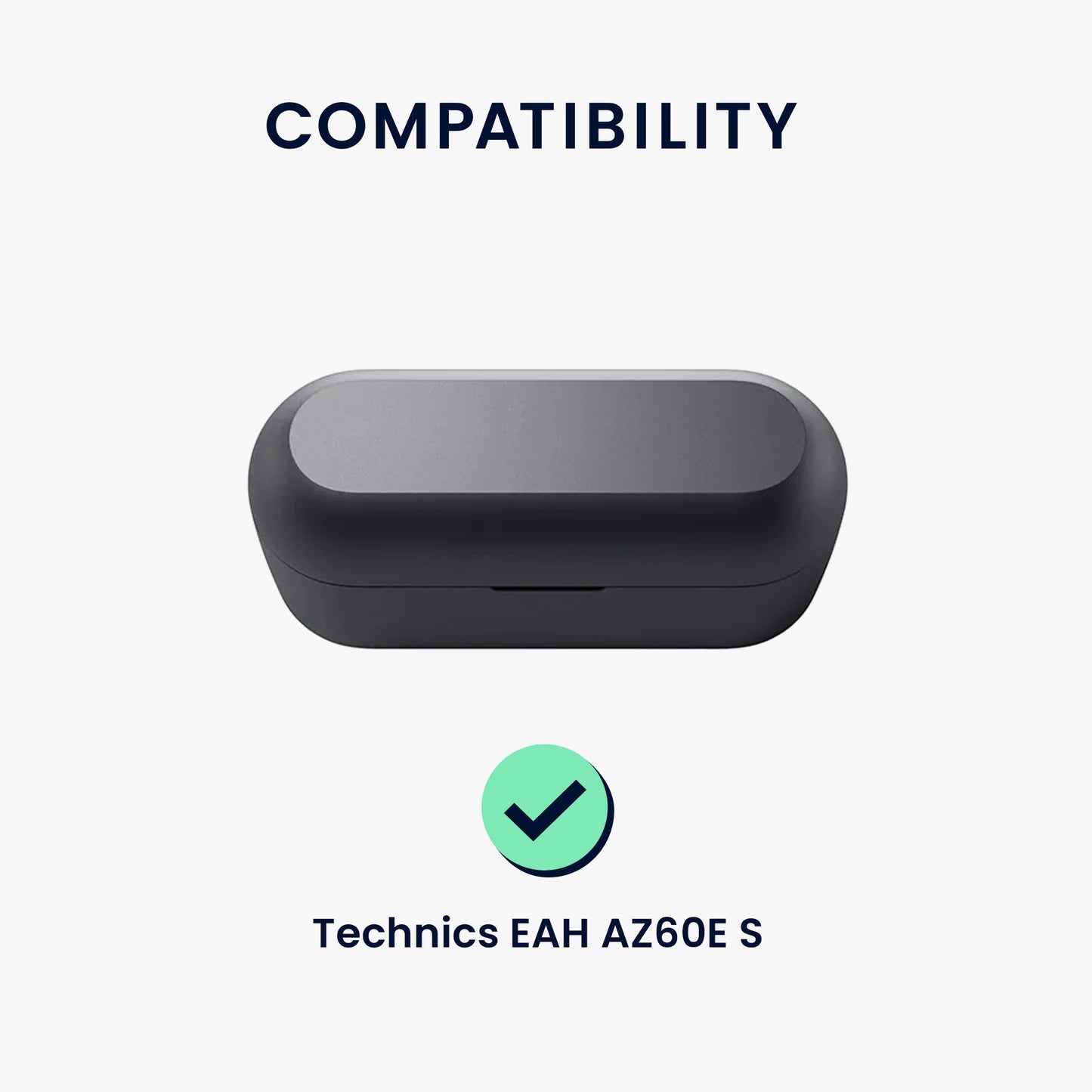 kwmobile Hülle kompatibel mit Technics EAH-AZ60E-S Kopfhörer