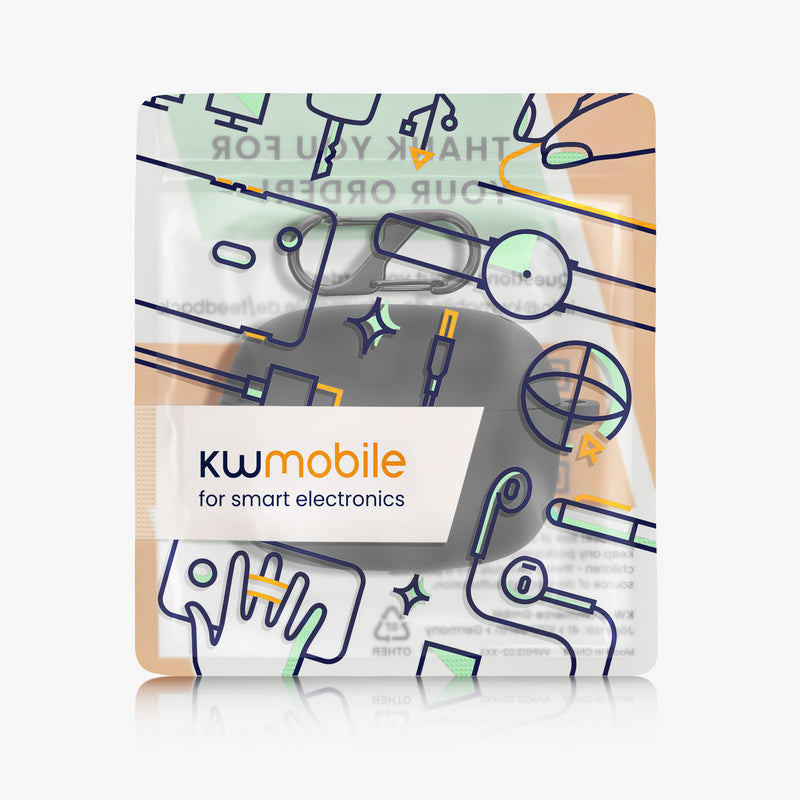 kwmobile Hülle kompatibel mit JBL Wave Beam / Beam 2 / Wave 200TWS Hülle - Kopfhörer Case - Schutzhülle