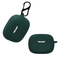 kwmobile Hülle kompatibel mit JBL Wave Beam / Beam 2 / Wave 200TWS Hülle - Kopfhörer Case - TPU Silikon Cover - Schutzhülle in Dunkelgrün Dunkelgrün  