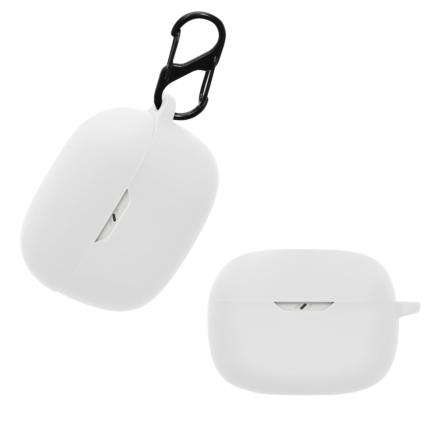 kwmobile Hülle kompatibel mit JBL Wave Beam / Beam 2 / Wave 200TWS Hülle - Kopfhörer Case - TPU Silikon Cover - Schutzhülle in Weiß Weiß  