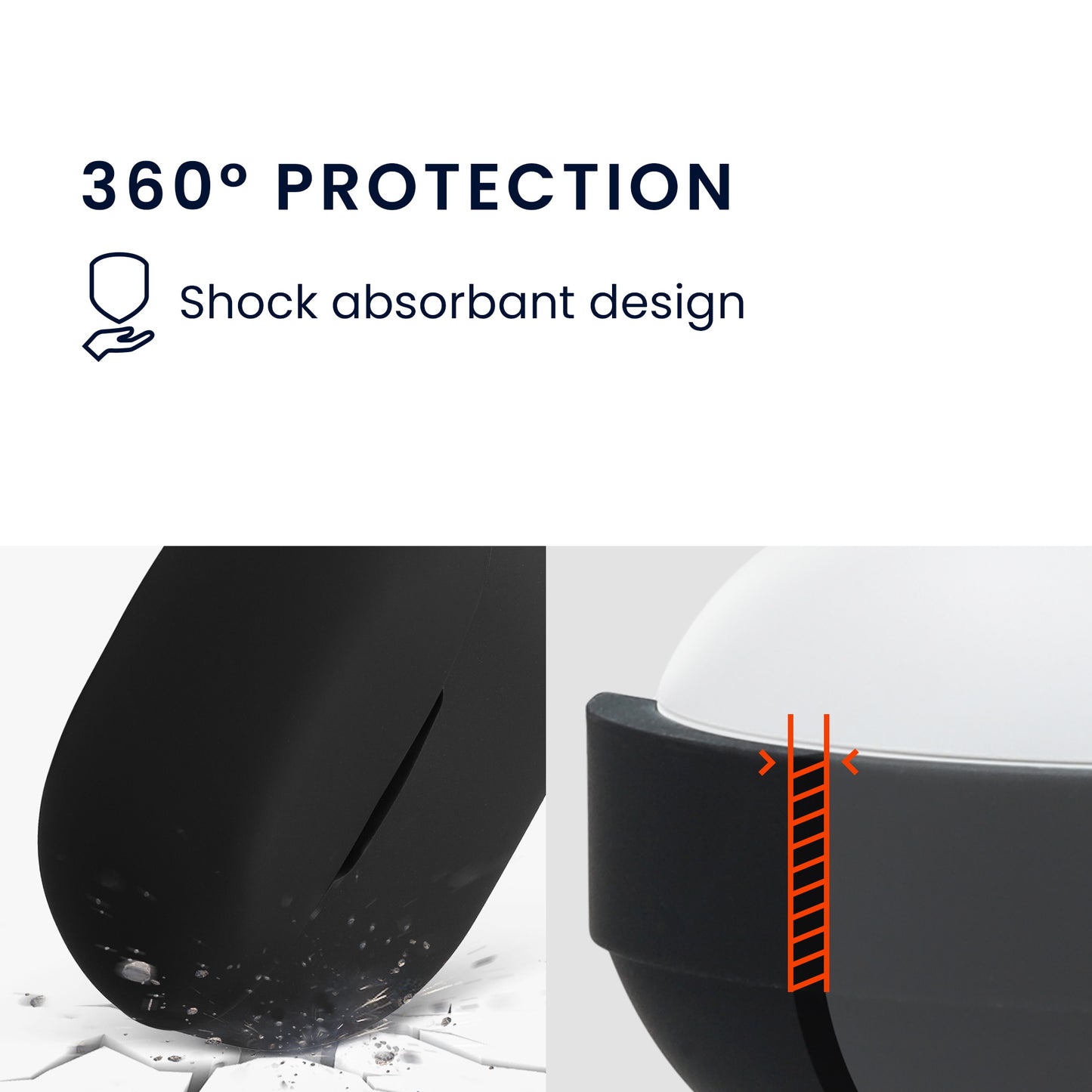 kwmobile Hülle kompatibel mit Anker Soundcore P3i - Kopfhörer Case - Schutzhülle
