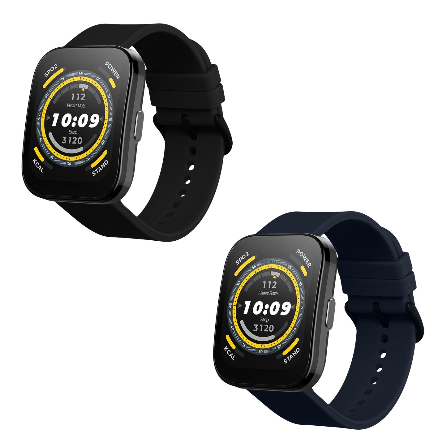 kwmobile Uhrenarmband für Huami Amazfit Bip 6 / Bip 5 Unity / Bip 5 / GTS 3 / Balance 2 / Helio Strap Armband Fitnesstracker Band Set Ersatzarmband Smartwatch