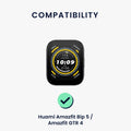 kwmobile Uhrenarmband für Huami Amazfit Bip 6 / Bip 5 Unity / Bip 5 / GTS 3 / Balance 2 / Helio Strap Armband Fitnesstracker Band Set Ersatzarmband Smartwatch