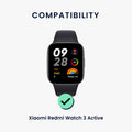 kwmobile Uhrenarmband für Xiaomi Redmi Watch 3 Active Armband Fitnesstracker Band Set Ersatzarmband Smartwatch