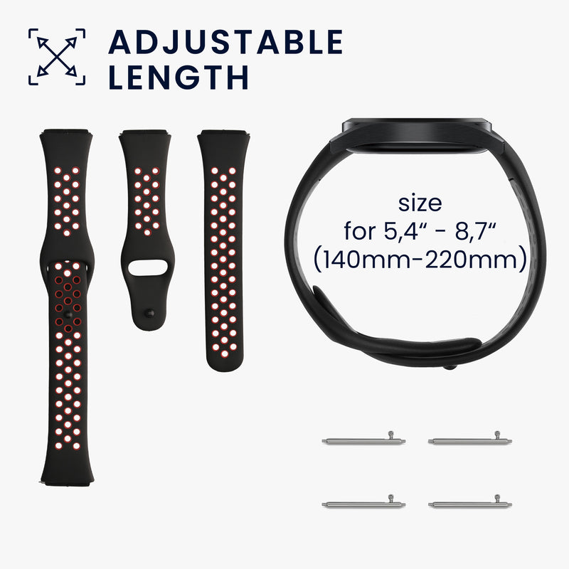 kwmobile Uhrenarmband für Xiaomi Redmi Watch 3 Active Armband Fitnesstracker Band Set Ersatzarmband Smartwatch