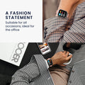 kwmobile Echtleder Uhrenarmband für Xiaomi Redmi Watch 3 Active / Redmi Watch 3 Lite Armband - Ersatzarmband für Fitnesstracker - Wechselarmband Smartwatch
