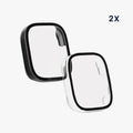 kwmobile Glas Hülle für Xiaomi Redmi Watch 3 Active / Redmi Watch 3 Lite Schutzhülle Fullbody Fitnesstracker Case Set