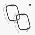 kwmobile Glas Hülle für Garmin Venu Sq 2 Music / Sq 2 Schutzhülle Fullbody Fitnesstracker Case Set