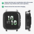 kwmobile Glas Hülle für Garmin Venu Sq 2 Music / Sq 2 Schutzhülle Fullbody Fitnesstracker Case Set