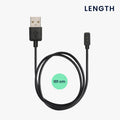 kwmobile USB Kabel Charger kompatibel mit Xiaomi Mi Band / Redmi Watch Active Ladekabel - Smart Watch Ersatzkabel - Fitnesstracker Aufladekabel