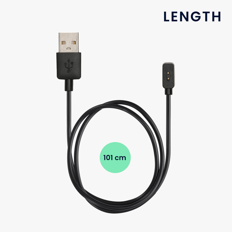 kwmobile USB Kabel Charger kompatibel mit Xiaomi Mi Band / Redmi Watch Active Ladekabel - Smart Watch Ersatzkabel - Fitnesstracker Aufladekabel