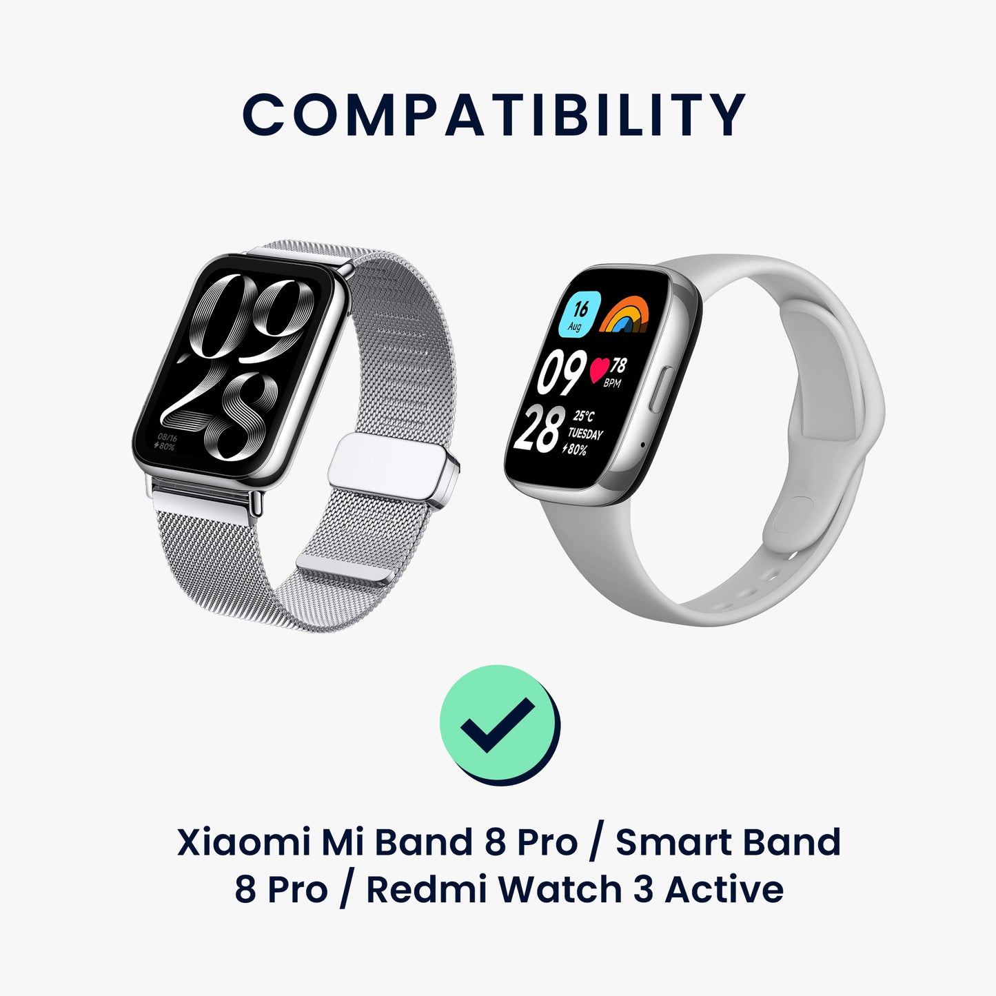 kwmobile USB Kabel Charger kompatibel mit Xiaomi Mi Band / Redmi Watch Active Ladekabel - Smart Watch Ersatzkabel - Fitnesstracker Aufladekabel
