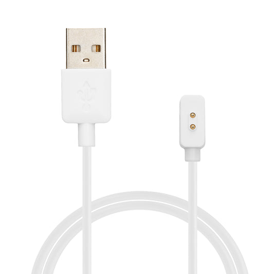 kwmobile USB Kabel Charger kompatibel mit Xiaomi Mi Band 10 / Band 9 / 8 / 8Pro / Redmi Watch 3 Active Ladekabel - Smart Watch Ersatzkabel - Fitnesstracker Aufladekabel in Weiß Weiß  