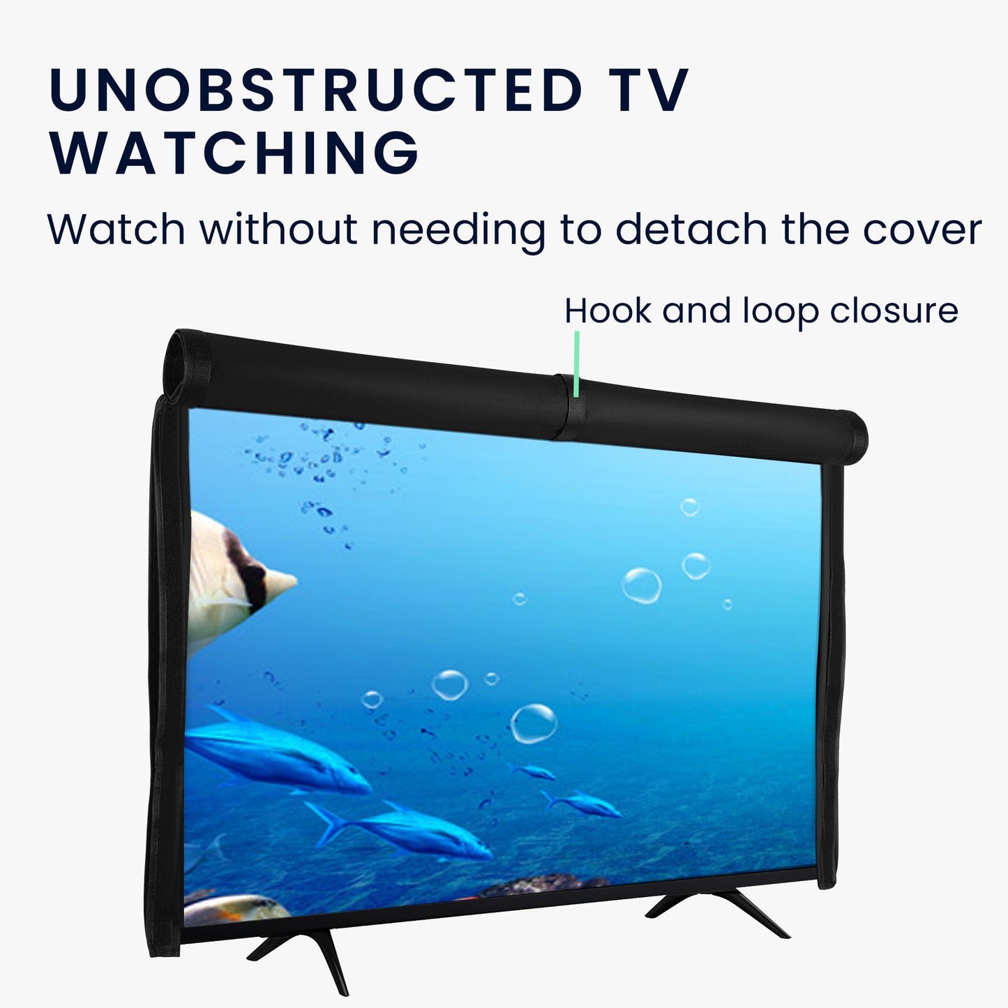 kwmobile Schutzhülle für 55" TV Hülle - Fernseher Bildschirmschutz Abdeckung - flexible TV Bildschirm Staubschutzhülle