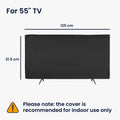 kwmobile Schutzhülle für 55" TV Hülle - Fernseher Bildschirmschutz Abdeckung - flexible TV Bildschirm Staubschutzhülle