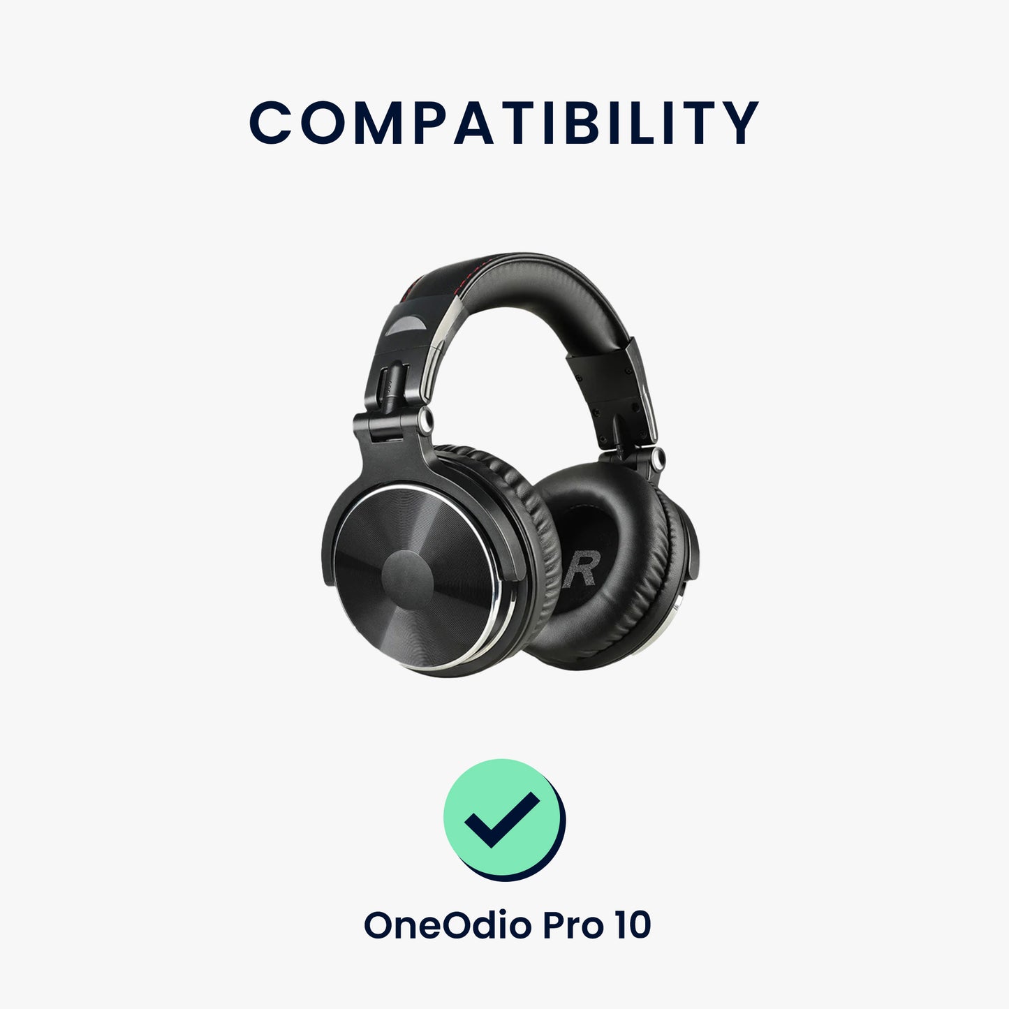kwmobile Ohr Polster für OneOdio Pro 10 / Pro M / Pro C Ohrpolster Ersatz Ohrpolster Kopfhörer Ersatzteile Kopfhörer Ersatzpolster Over Ear Headphones