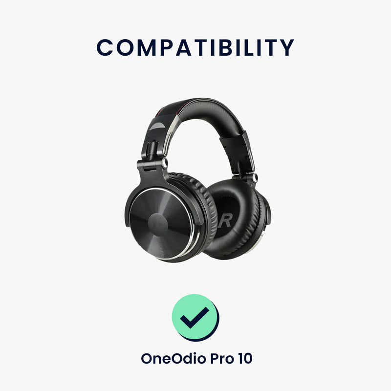 kwmobile Ohr Polster für OneOdio Pro 10 / Pro M / Pro C Ohrpolster Ersatz Ohrpolster Kopfhörer Ersatzteile Kopfhörer Ersatzpolster Over Ear Headphones
