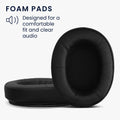 kwmobile Ohr Polster für Srhythm NC25 / NC35 Noise Cancelling Kopfhörer Ersatzteile Over Ear Headphones