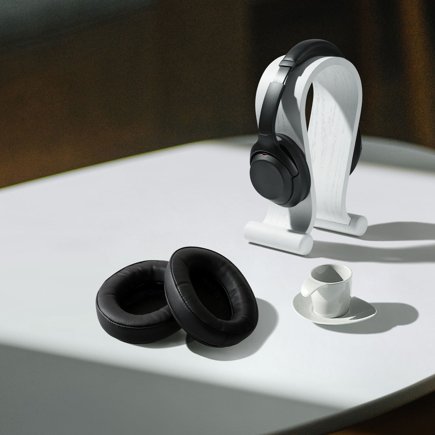 kwmobile Ohr Polster für Srhythm NC25 / NC35 Noise Cancelling Kopfhörer Ersatzteile Over Ear Headphones