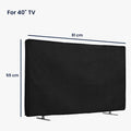 kwmobile 40" TV Abdeckung Indoor Fernseher Hülle Bildschirmschutz Abdeckung TV Bildschirm Staubschutzhülle Fernsehabdeckung