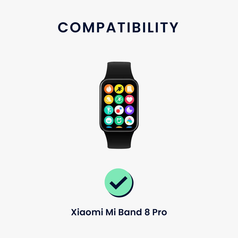 kwmobile Uhrenarmband für Xiaomi Mi Band 8 Pro Armband Fitnesstracker Band Set Ersatzarmband Smartwatch