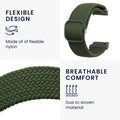 kwmobile Armband kompatibel mit Garmin Venu Sq 2 Music / Sq 2 / Vivoactive 6 / Vivoactive 5 - Fitnesstracker Sportarmband Band - Innenmaße von 17 cm