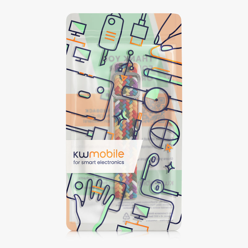 kwmobile Armband kompatibel mit Oppo Band Sport Fitnesstracker Sportarmband Band Innenmaße von 14 - 22 cm