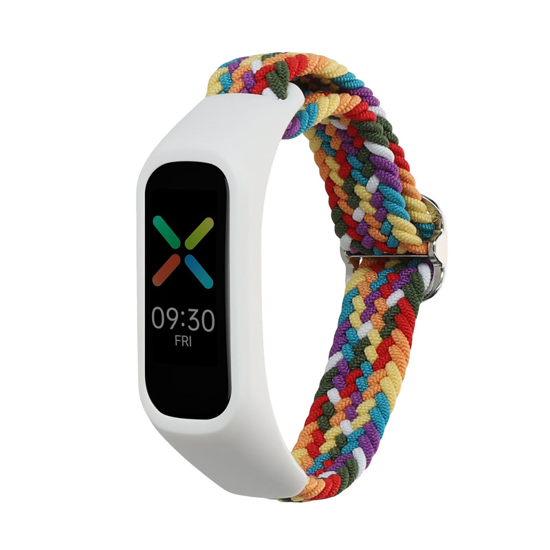 kwmobile Armband kompatibel mit Oppo Band Sport - Nylon Fitnesstracker Sportarmband Band in Mehrfarbig - Innenmaße von 14 - 22 cm Mehrfarbig  