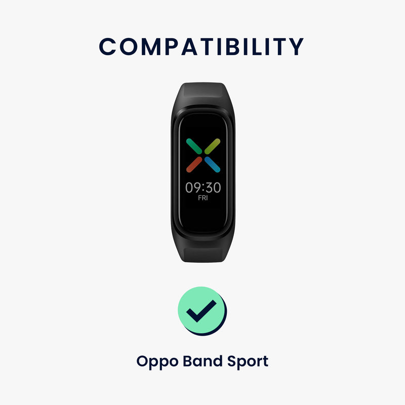 kwmobile Armband kompatibel mit Oppo Band Sport Fitnesstracker Sportarmband Band Innenmaße von 14 - 22 cm
