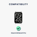 kwmobile Armband kompatibel mit Xiaomi Smart Band 8 Pro / Band 9 Pro / Redmi Watch 5 / Redmi Watch 4 - Fitnesstracker Sportarmband - Innenmaße von 15 - 18,5 cm