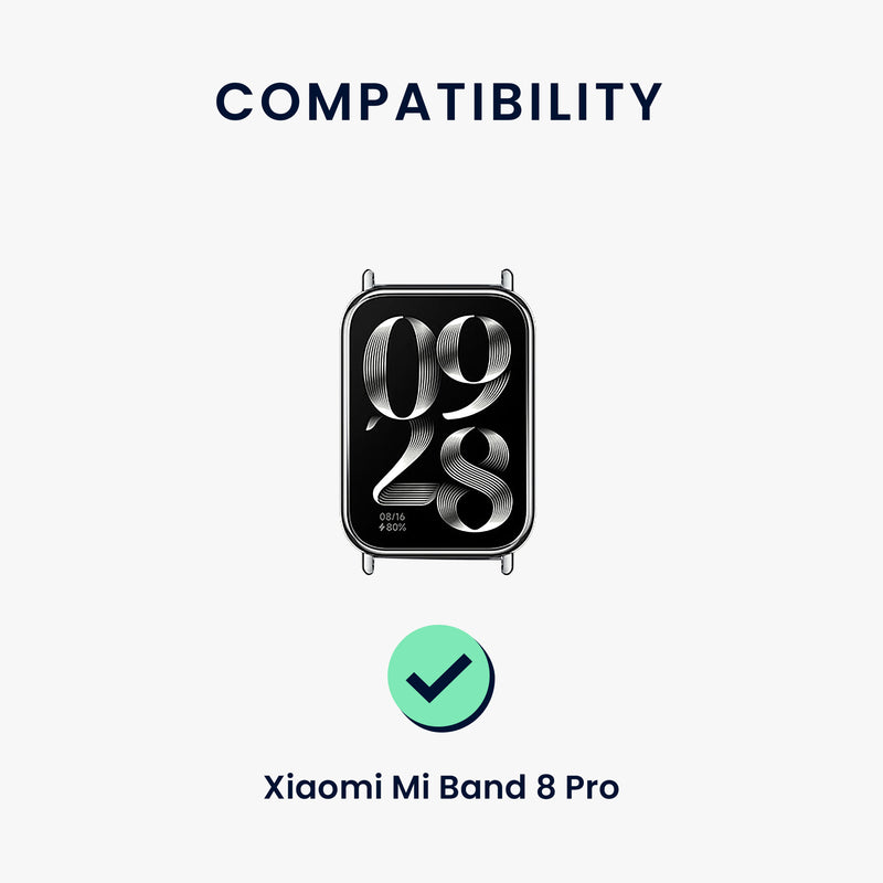 kwmobile Armband kompatibel mit Xiaomi Smart Band 8 Pro / Band 9 Pro / Redmi Watch 5 / Redmi Watch 4 - Fitnesstracker Sportarmband - Innenmaße von 15 - 18,5 cm