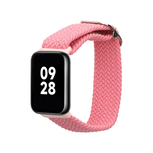 kwmobile Armband kompatibel mit Xiaomi Smart Band 8 Pro / Band 9 Pro / Redmi Watch 5 / Redmi Watch 4 - Nylon Fitnesstracker Sportarmband Band in Altrosa - Innenmaße von 15 - 18,5 cm Altrosa  