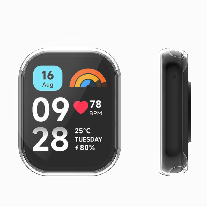 kwmobile Schutzhülle für Xiaomi Smart Band 8 Pro / Smart Band 9 Pro Fullbody Display Cover Set