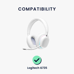2x Ohrpolster für Logitech G735 - Weiß - Sonstiges