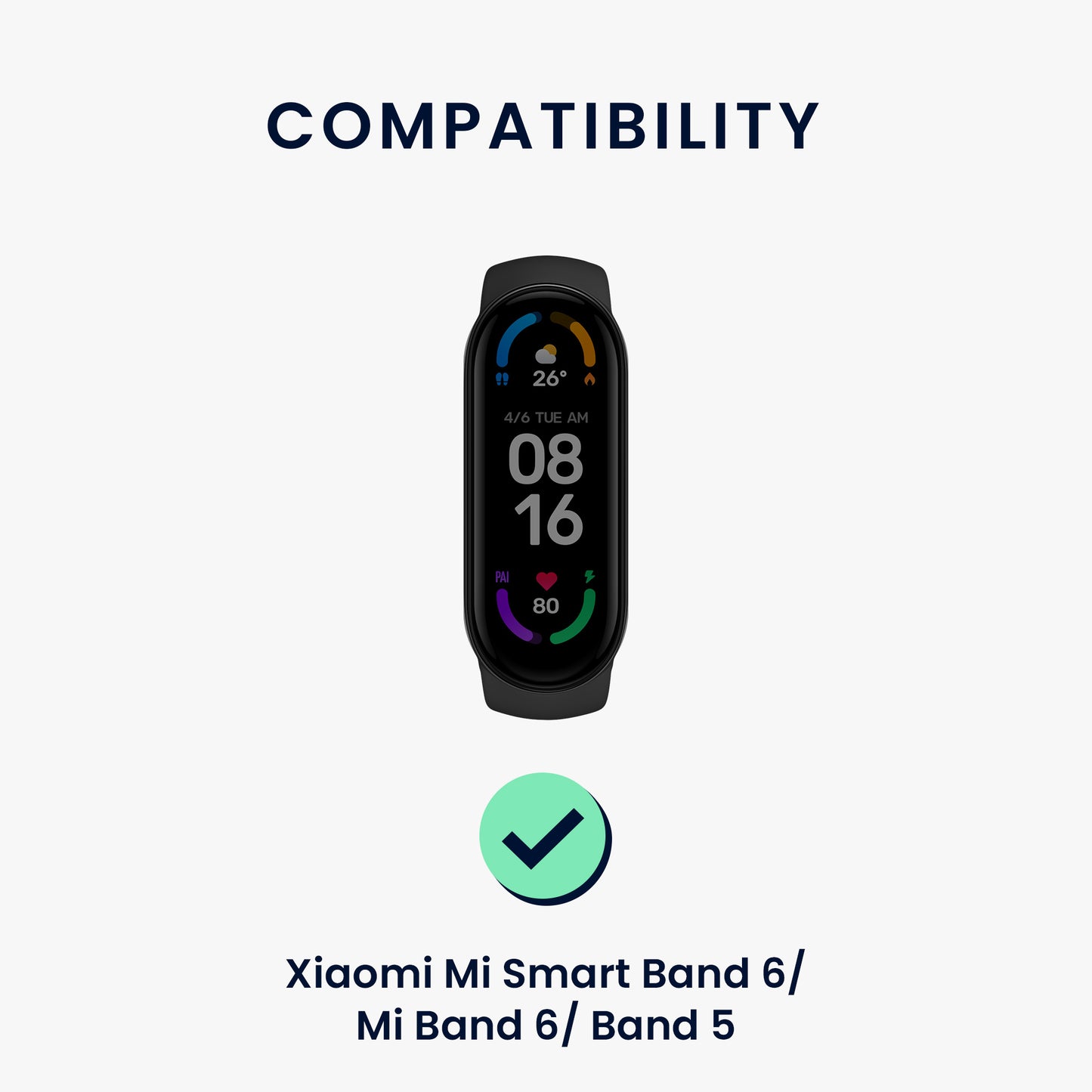 Armband für Xiaomi Mi Smart Band 6 / Mi Band 6 / Band 5