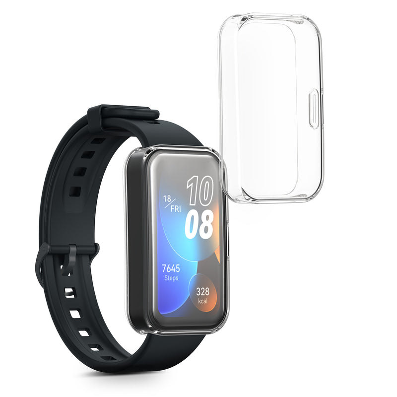 kwmobile Schutzhülle für Huawei Band 10 / 9 / 8 Fullbody Display Cover Set