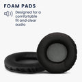 kwmobile Ohr Polster für AudioTechnica ATH-S200BT / ATH-S220BT Ohrpolster Ersatz Kopfhörer Ersatzteile Over Ear Headphones