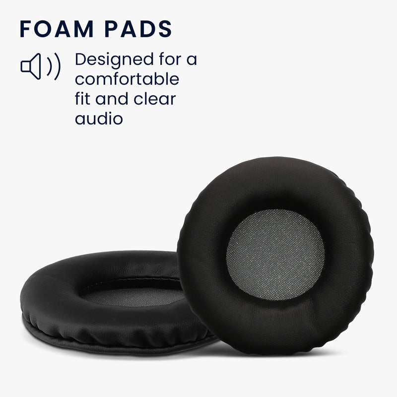 kwmobile Ohr Polster für AudioTechnica ATH-S200BT / ATH-S220BT Ohrpolster Ersatz Kopfhörer Ersatzteile Over Ear Headphones