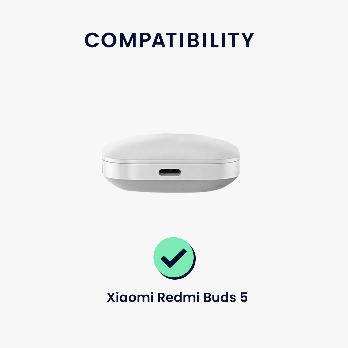 kwmobile Hülle kompatibel mit Xiaomi Redmi Buds 5 Kopfhörer