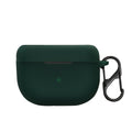 kwmobile Hülle kompatibel mit Jabra Elite 10 / E10 Kopfhörer - Silikon Schutzhülle Etui Case Cover Schoner in Dunkelgrün Dunkelgrün  