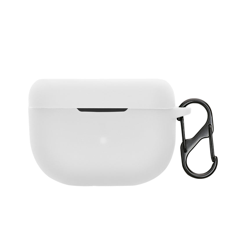 kwmobile Hülle kompatibel mit Jabra Elite 10 / E10 Kopfhörer - Silikon Schutzhülle Etui Case Cover Schoner in Weiß Weiß  