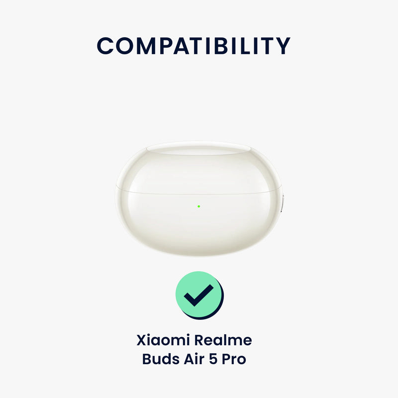 kwmobile Hülle kompatibel mit Xiaomi Realme Buds Air 5 Pro Hülle Kopfhörer Case TPU Cover Schutzhülle