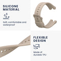 kwmobile Silikon Uhrenarmband für Garmin Lily Sport Armband - Ersatzarmband für Fitnesstracker - Wechselarmband Smartwatch