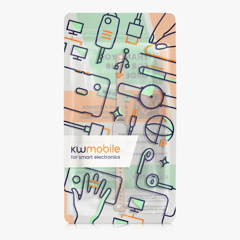 kwmobile Uhrenarmband für Xiaomi Smart Band 10 / Smart Band 9 / 8 Armband Ersatzarmband für Fitnesstracker Wechselarmband Smartwatch