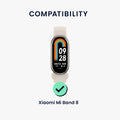 kwmobile Displayschutzfolie kompatibel mit Xiaomi Mi Band 8 Folie - Schutzfolie für Fitness Tracker - robuster Displayschutz